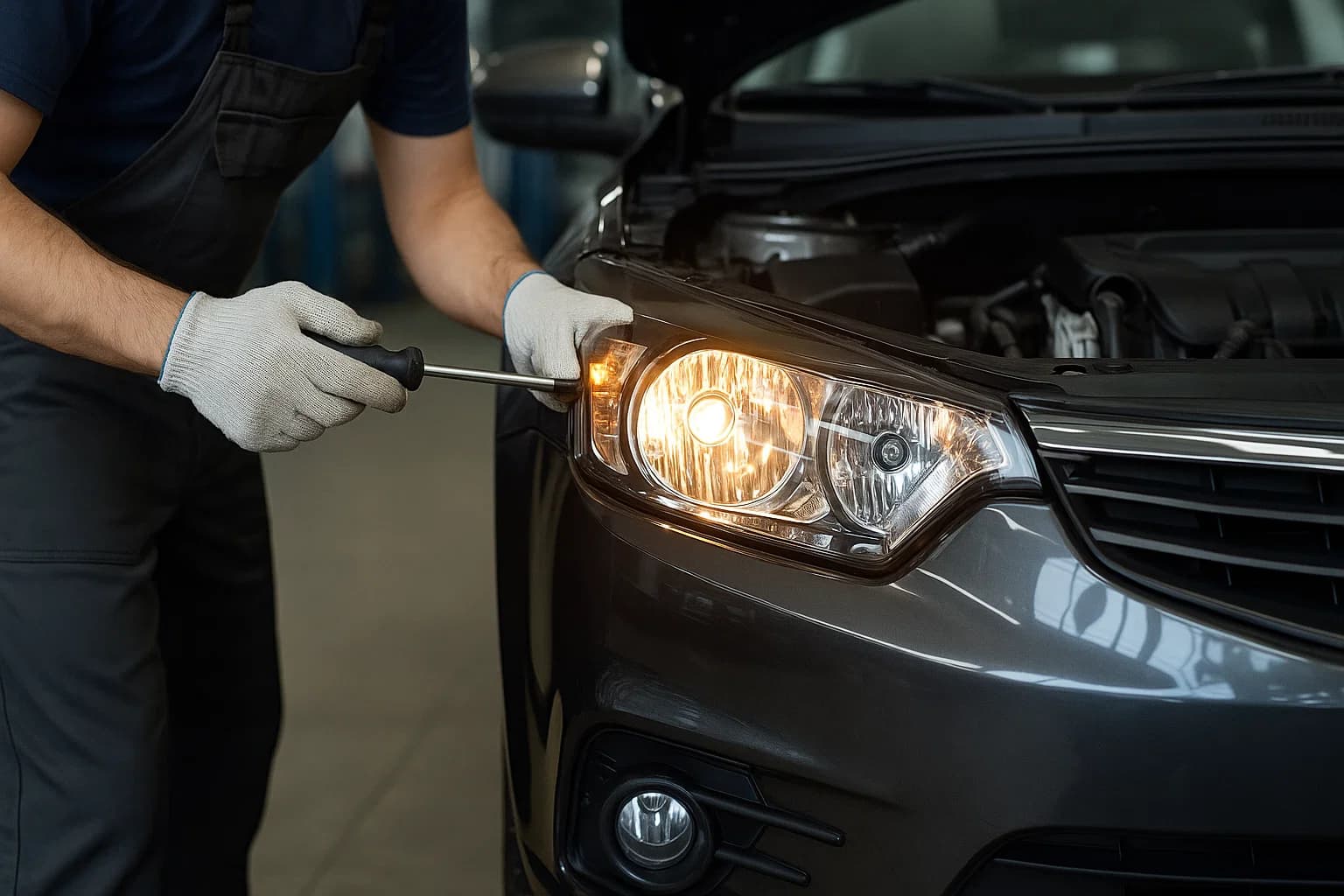 Service af billygter